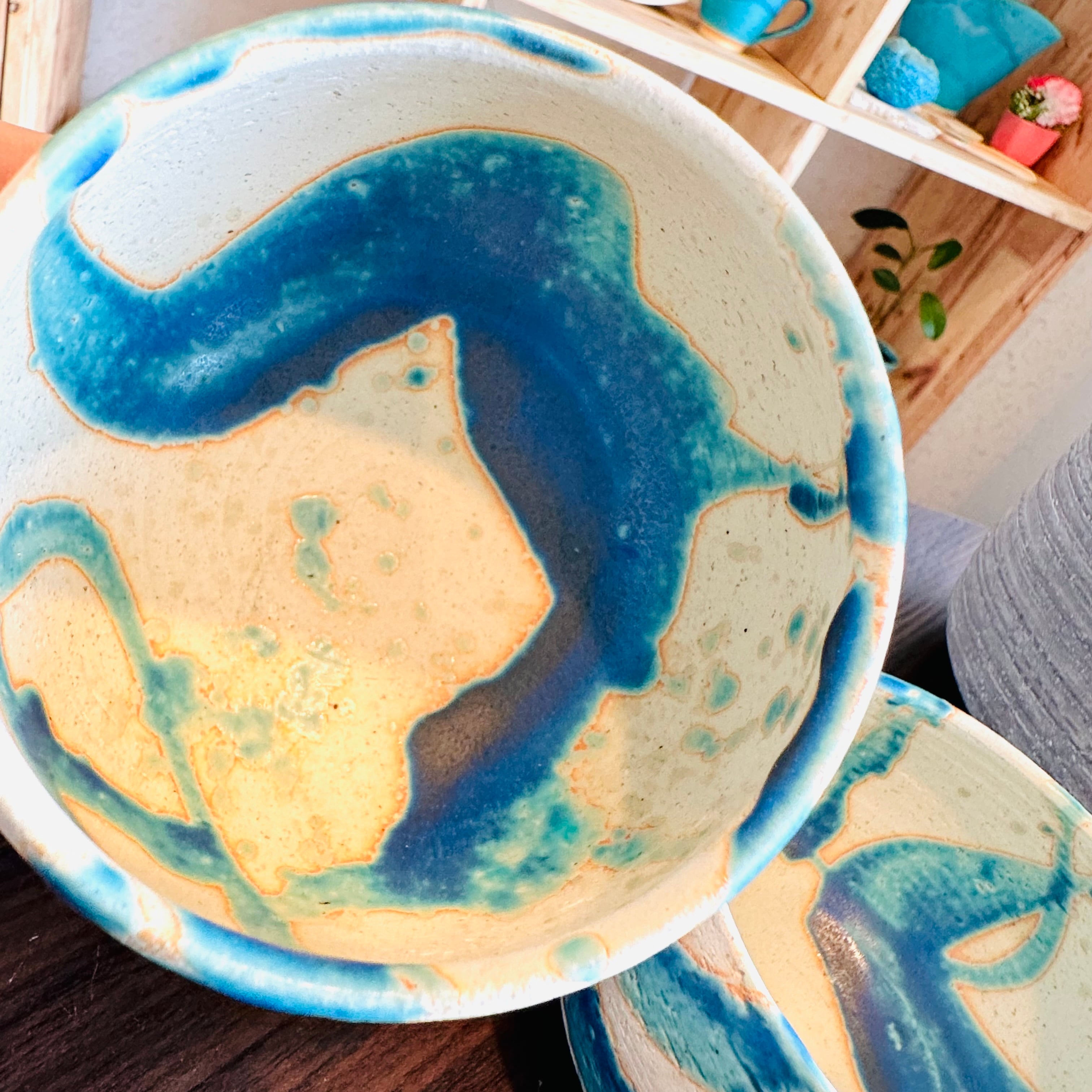 志陶房 夏至南風シリーズ ボウル 小 | B-Blue