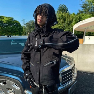 SOUTH ｍultizipper lapel jacket