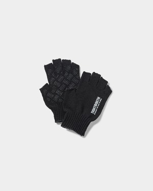 TIGHTBOOTH / LOGO FINGERLESS GLOVES / BLACK