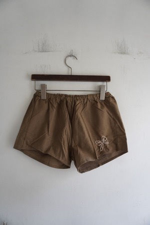 "Carny Couture × minoi" Embroidery Military Shorts (M)
