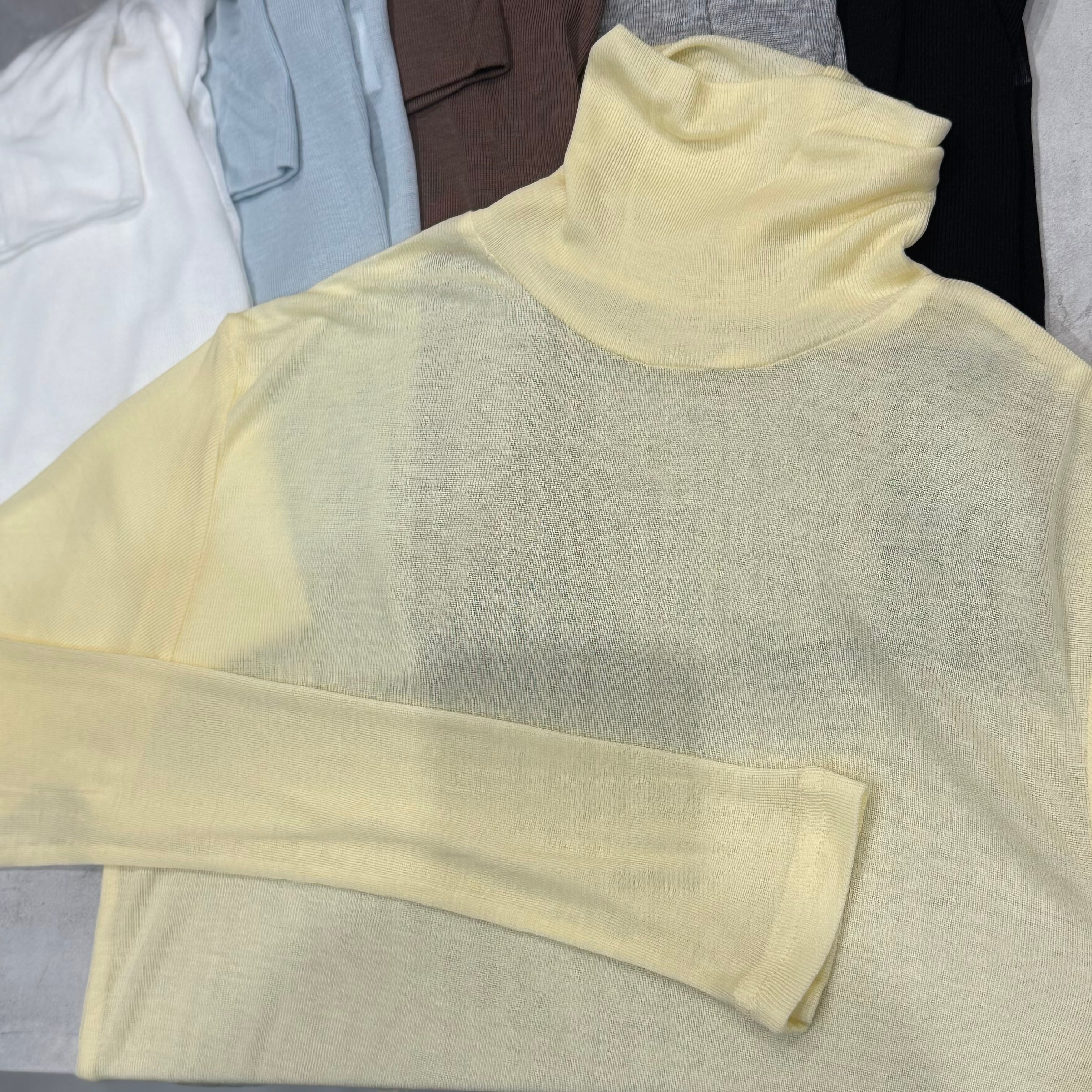 【 SELECT】シアータートルプルオーバー 45-0704