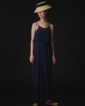【suie】Gold ring spaghetti strap dress/リングキャミソールマキシドレス