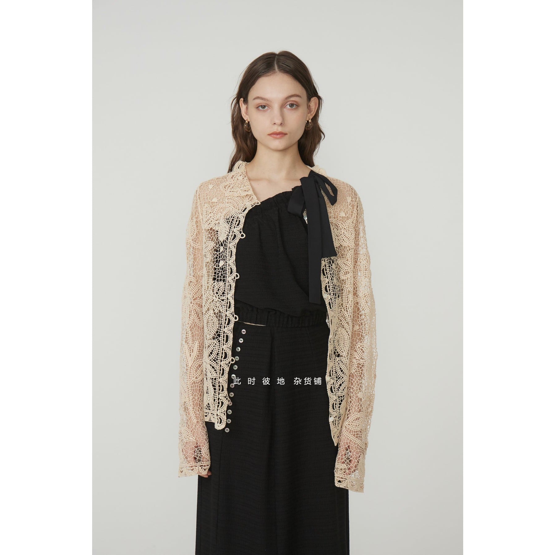 herlipto Crochet Lace Cardigan FOR HER］Crochet-Knit Cardigan