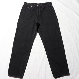 美品 36×32 Levi’s 550 USA 01年 サルファーブラック デニムパンツ リーバイス