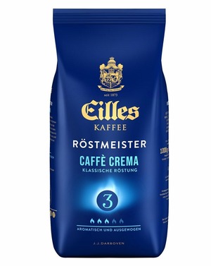 アイレスコーヒー ローストマイスター カフェクレマ 1kg（豆）/ EILLES KAFFEE RÖSTMEISTER CAFÉ CREMA 1000 G BOHNE