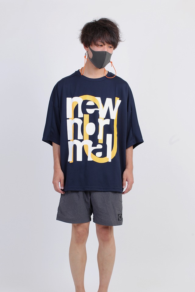 “Vowel” T-shirt - Navy -