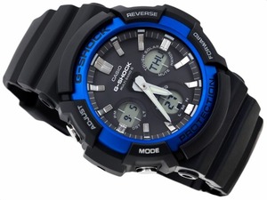 CASIO カシオ G-SHOCK ジーショック 電波ソーラー GAW-100B-1A2 ブルー×ブラック 腕時計 メンズ