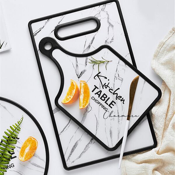 大理石　カッティングボードChopping board 大理石カッティングボード パイン型 キッチン用品 まな板 大理石