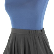 【美品 社交ダンス衣装】スカート レッスンウェア 練習着 Mサイズ 黒 ブラック フリル シック 無地 シンプル 上品 気品 可愛い