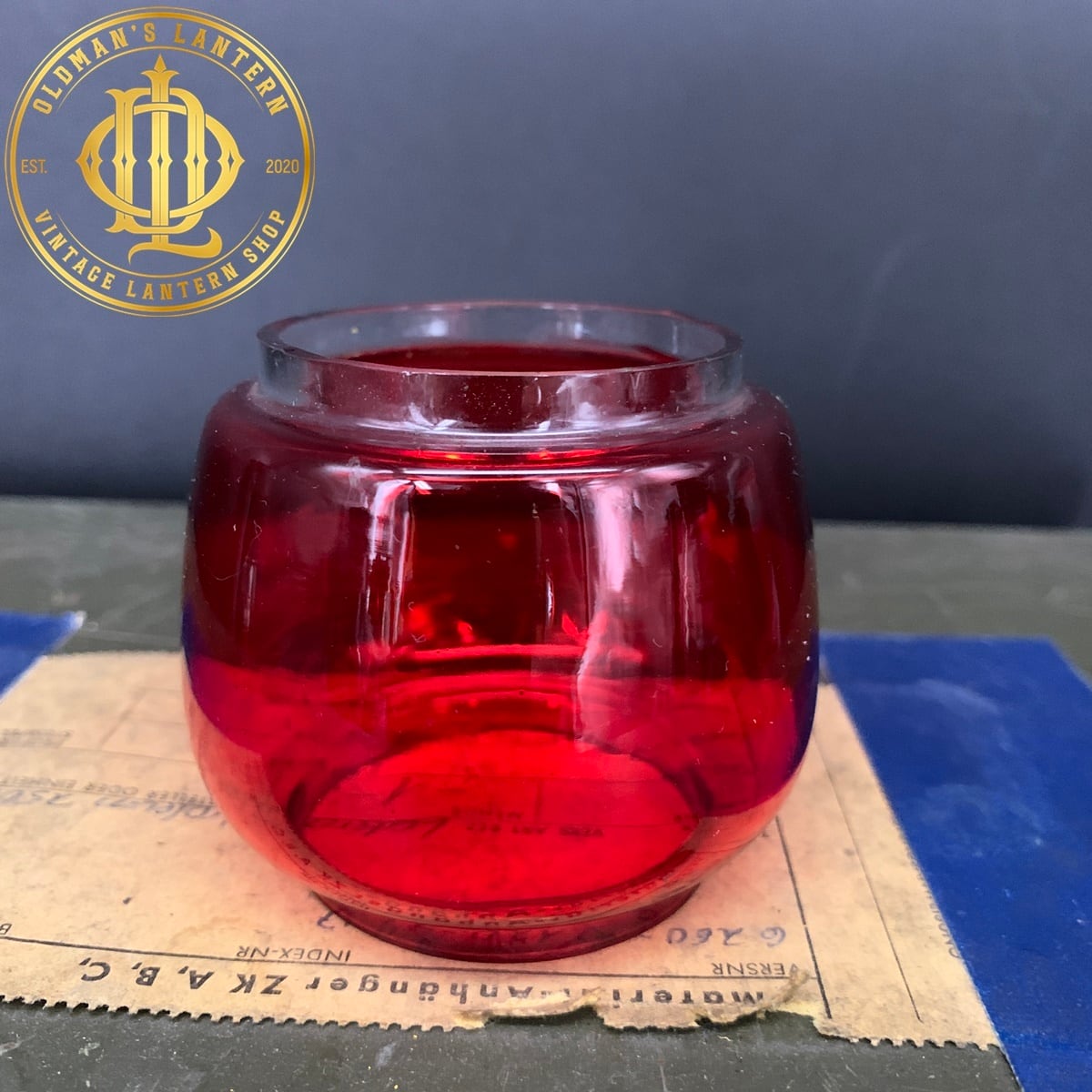 FEUERHAND 176 DBP STK k1490 red auer glass | Oldman's lantern FEUERHAND 176 DBP STK k1490 red auer glass | Oldman's lantern