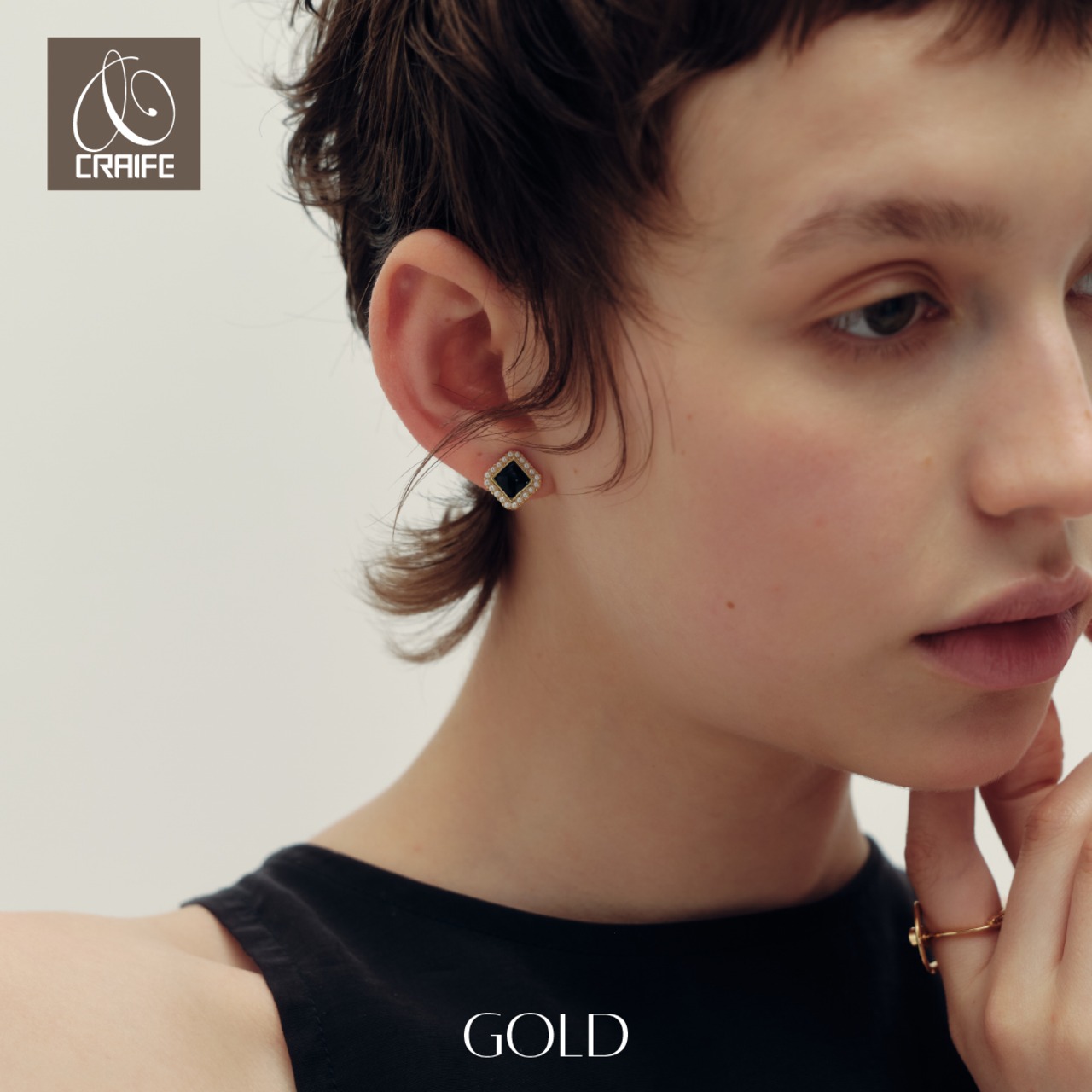Earring/Pierce -Gold-