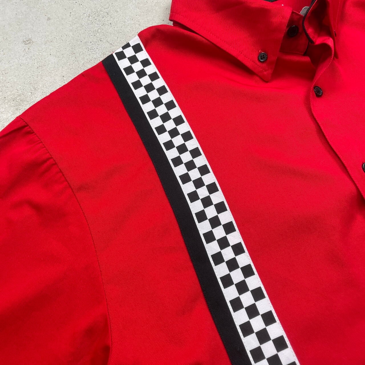PACE RACEWEAR MINI レーシング ピットシャツ 企業ロゴプリント メンズ