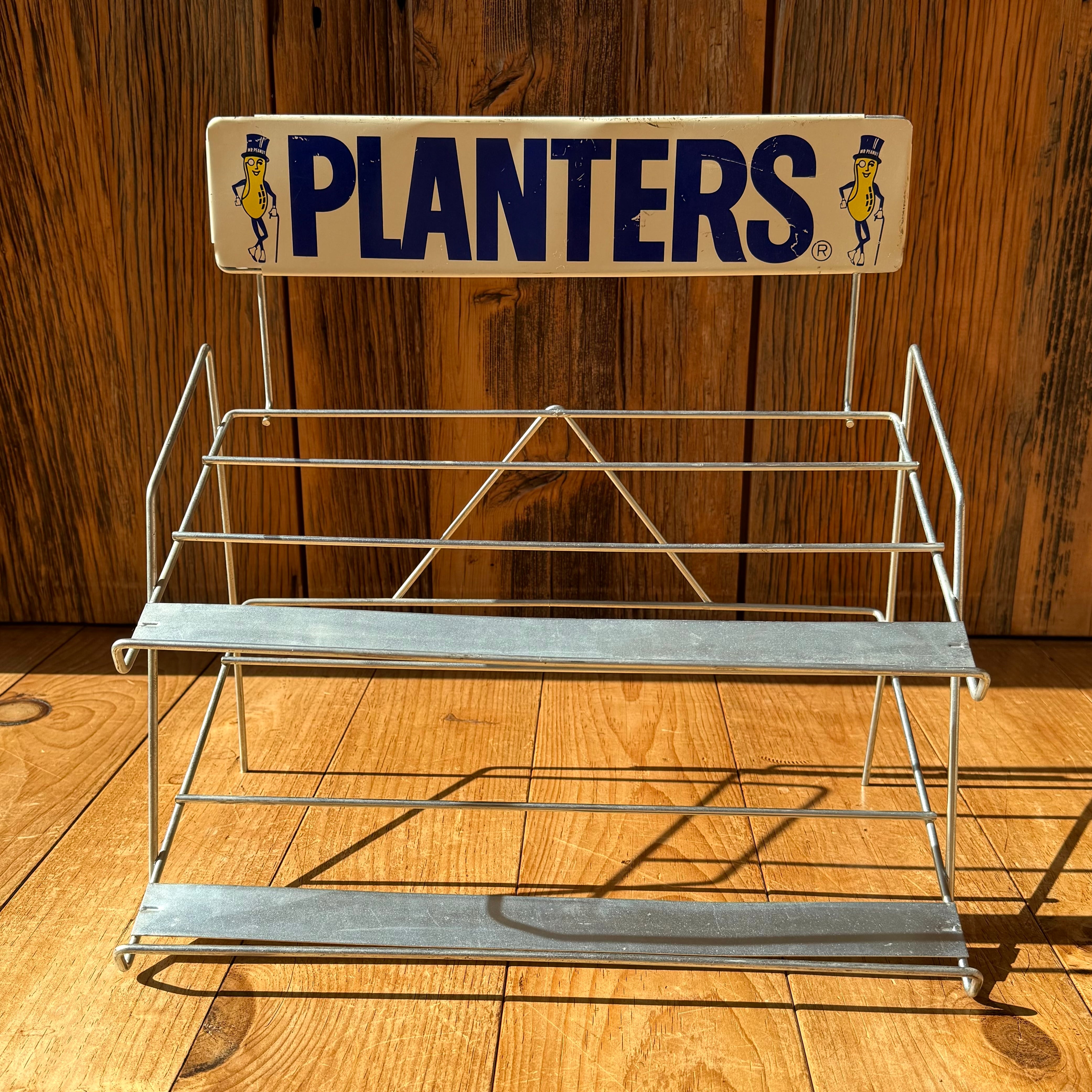 1970s PLANTERS Mr.ピーナッツ　ディスプレイラック　ビンテージ Vintage Display Rack（PLANTERS）店舗什器 ディスプレイ ディスプレイ