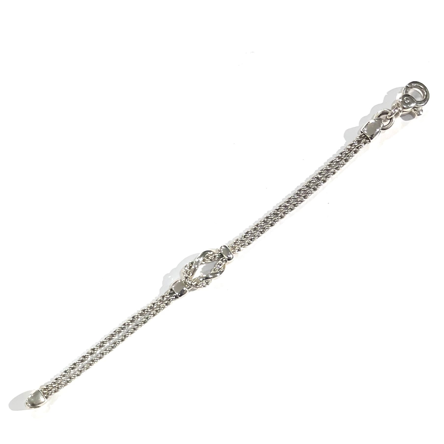 希少【TIFFANY&CO.】2780 ティファニー アンドコー ダブルロープ