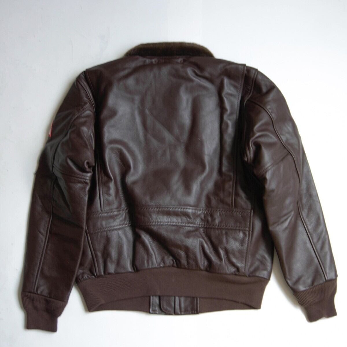 【美品】HOUSTON【G-1 レザー フライトジャケット】L ブラウン ヒューストン 26070454 美品】HOUSTON【G-1 レザー フライトジャケット】L ブラウン
