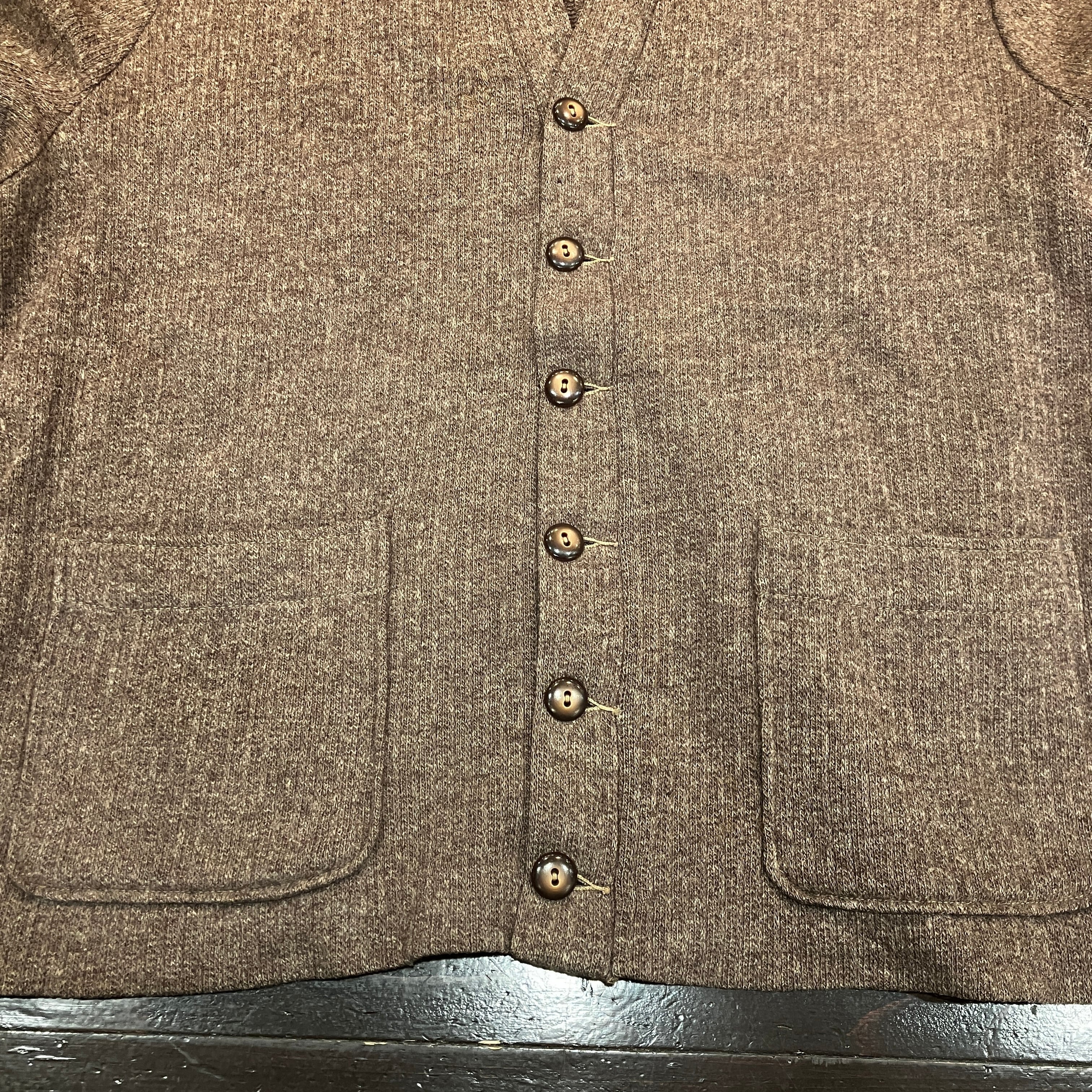 ①1950s WORK CARDIGAN BROWN | safarionline