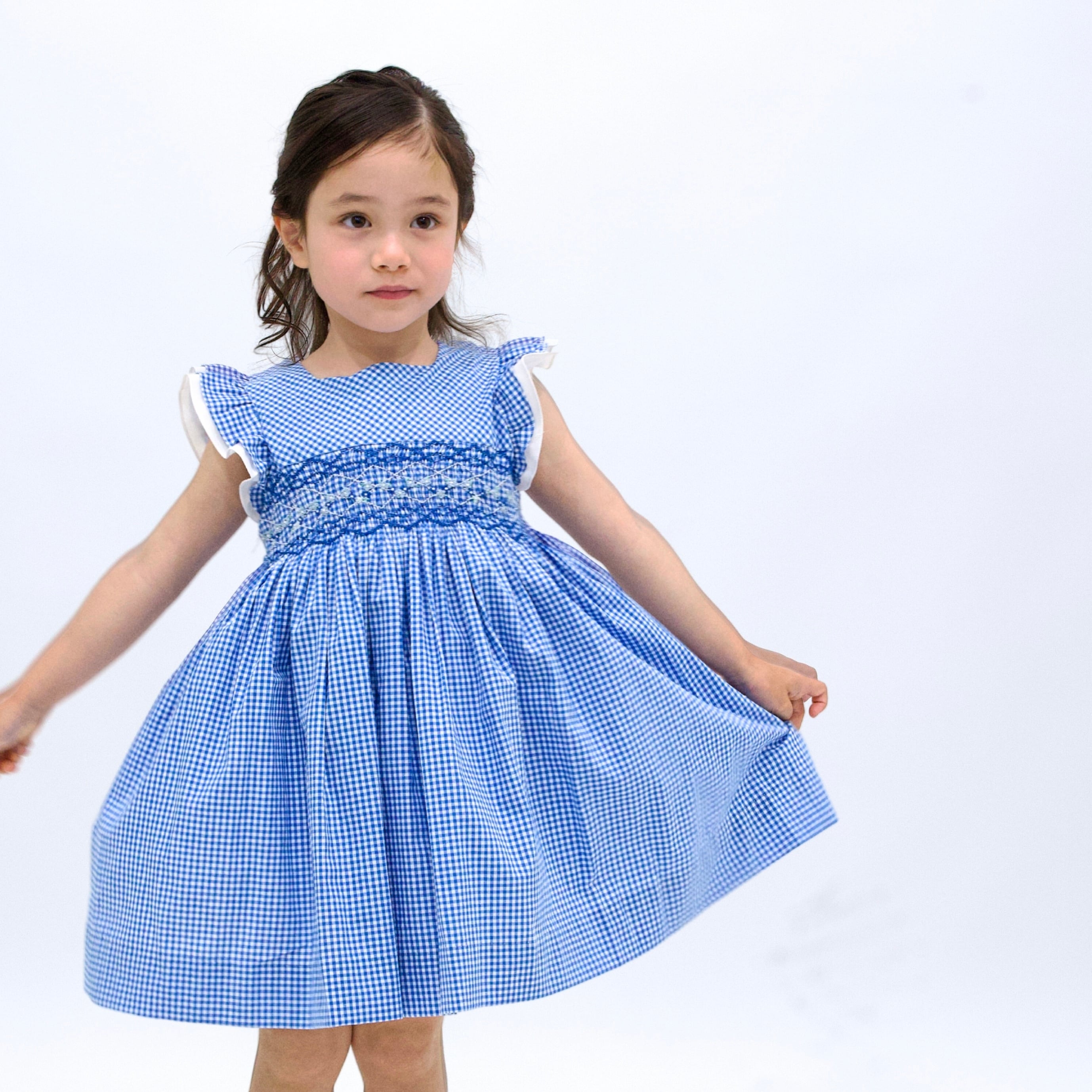 Enora スモッキングワンピース｜Kidiwi | ヨーロッパこども服｜loulou