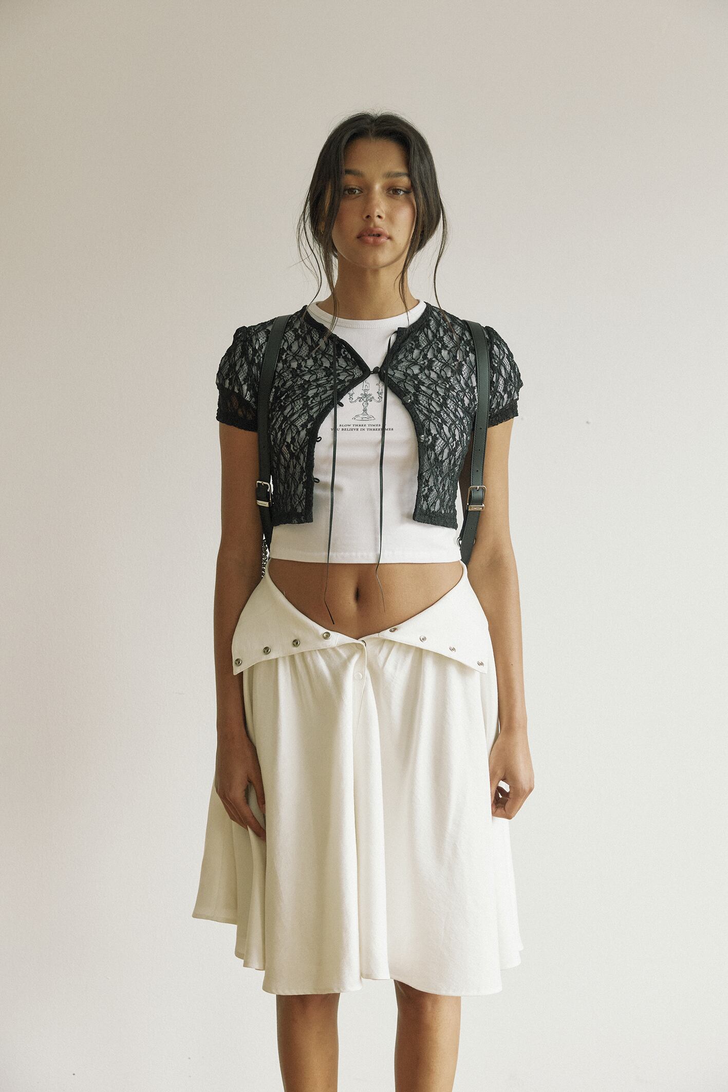 韓国　threetimes classic tie backpack 韓国threetimes classic tie backpack