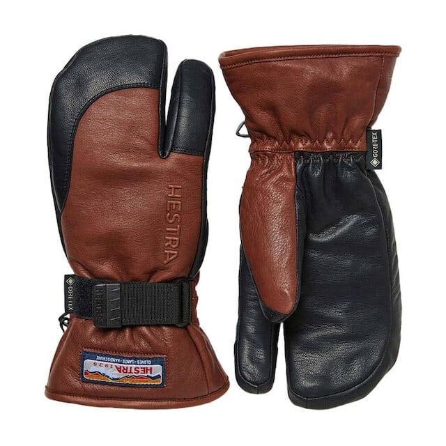 23-24 HESTRA 3-Finger GTX Full Leather 早期予約 スノーボード