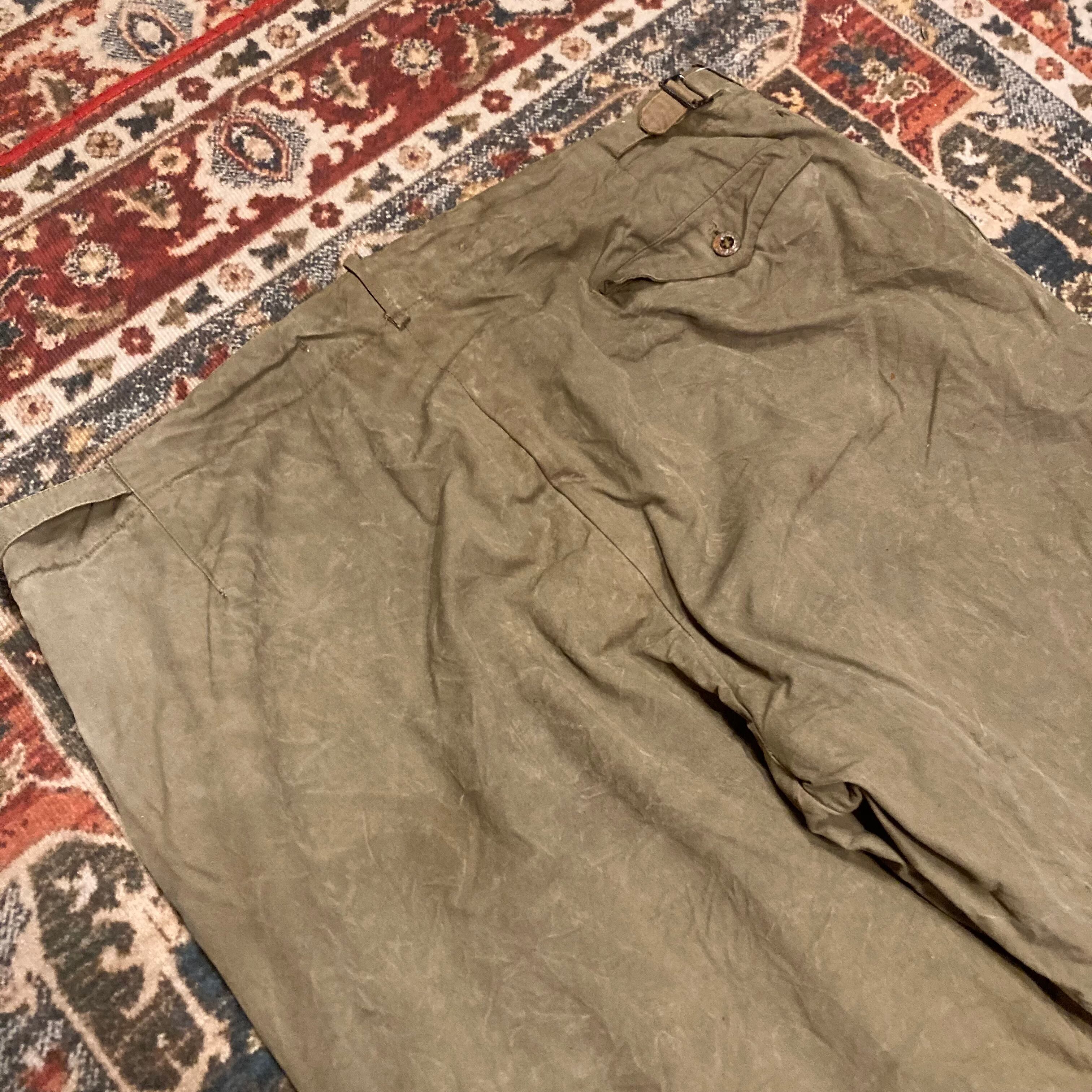 40s 50s 雰囲気抜群 チェコ軍 フライトパンツ ユーロ ミリタリー