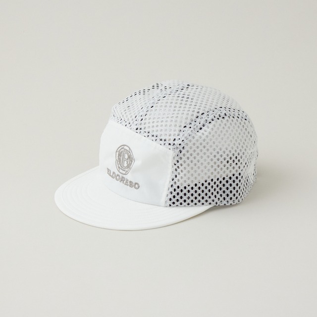 ELDORESO(エルドレッソ) Emblem Mesh Cap(White) メンズ レディース  ランニングキャップ