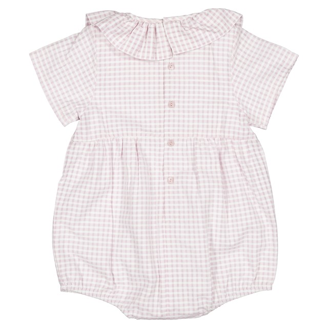 ご予約【MaisonMarelle】送料無料Romper DUPLEIX- pink gingham