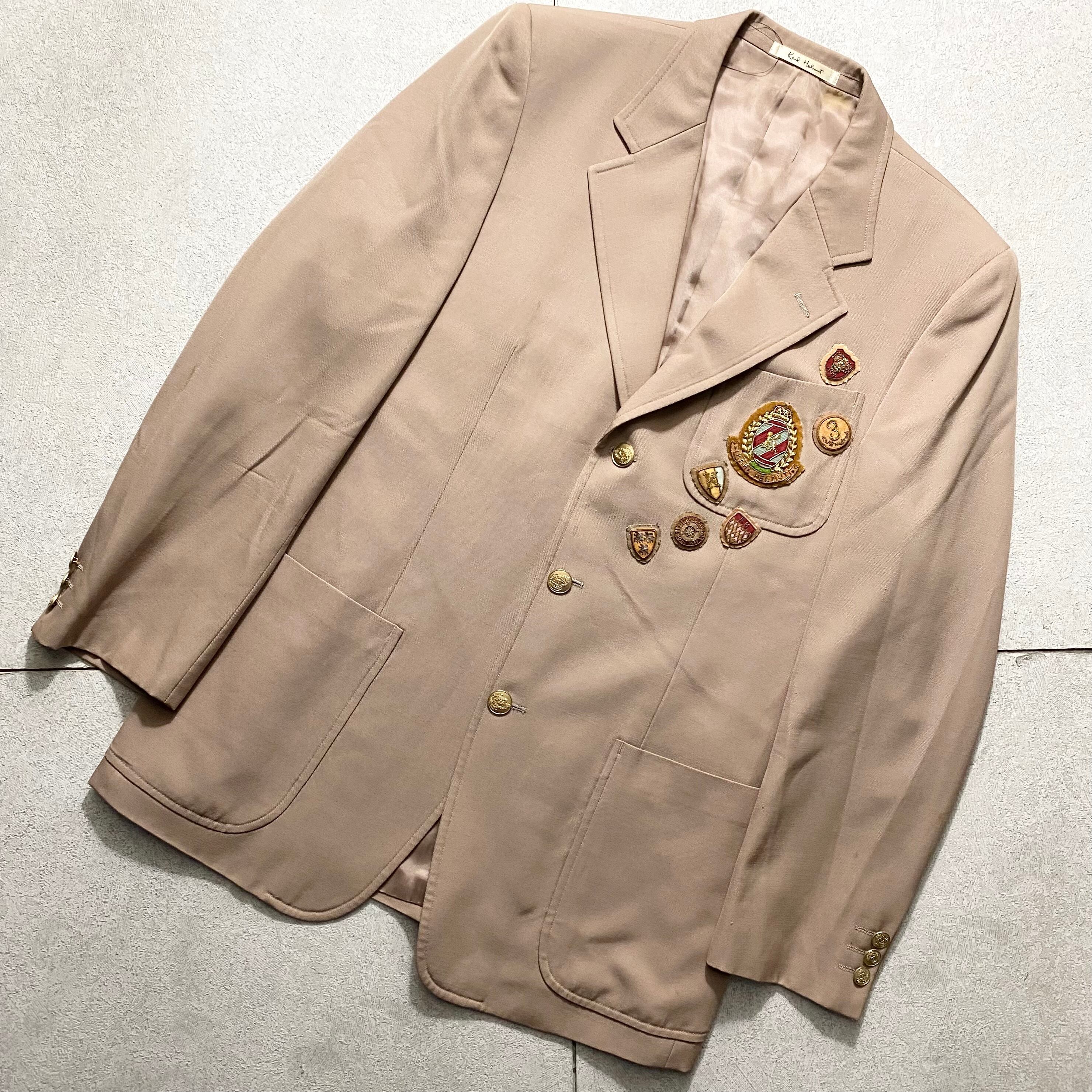 vintage KARL HELMUT patch design gabardine tailored jacket | NOIR 