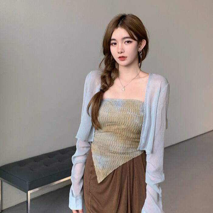 カーディガントップス スカート サマー 夏物 ドラファッションホール57630767911