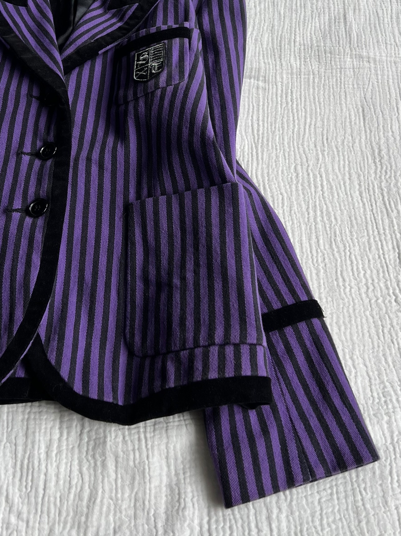 "STIGMATA" Stripe School Jacket