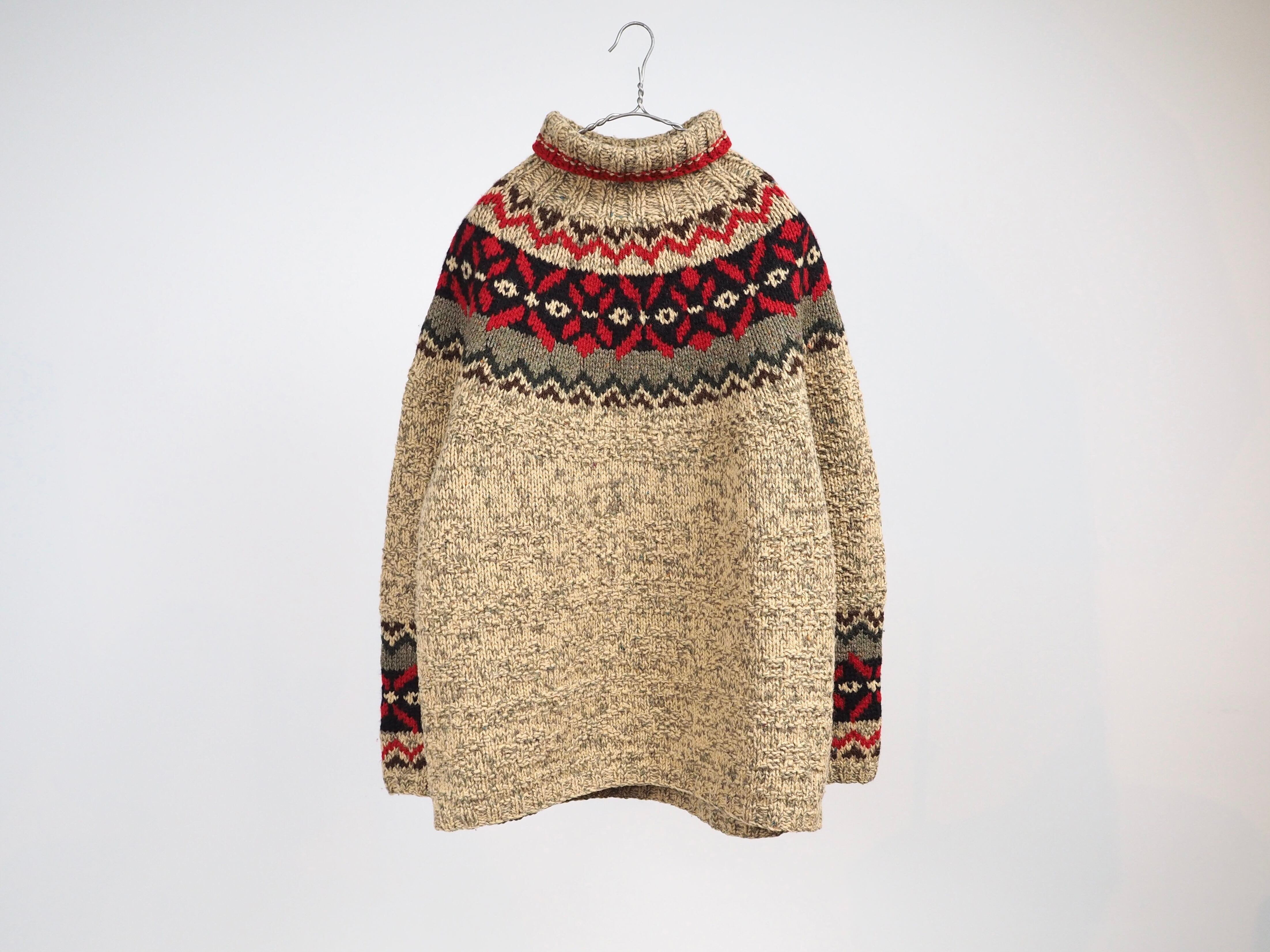 RALPH LAUREN COUNTRY “HAND KNIT” ノルディック柄 ニットセーター S