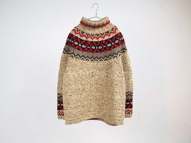 RALPH LAUREN COUNTRY “HAND KNIT” ノルディック柄 ニットセーター S