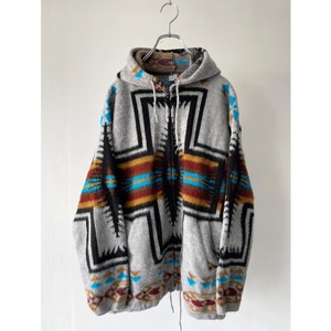 native design Ecuador shaggy knit parker