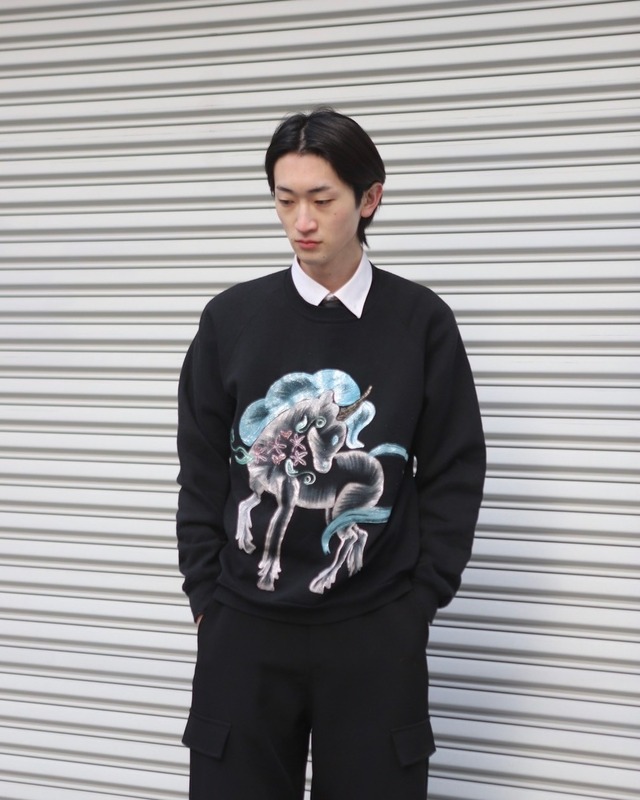 vintage hand paint sweat
