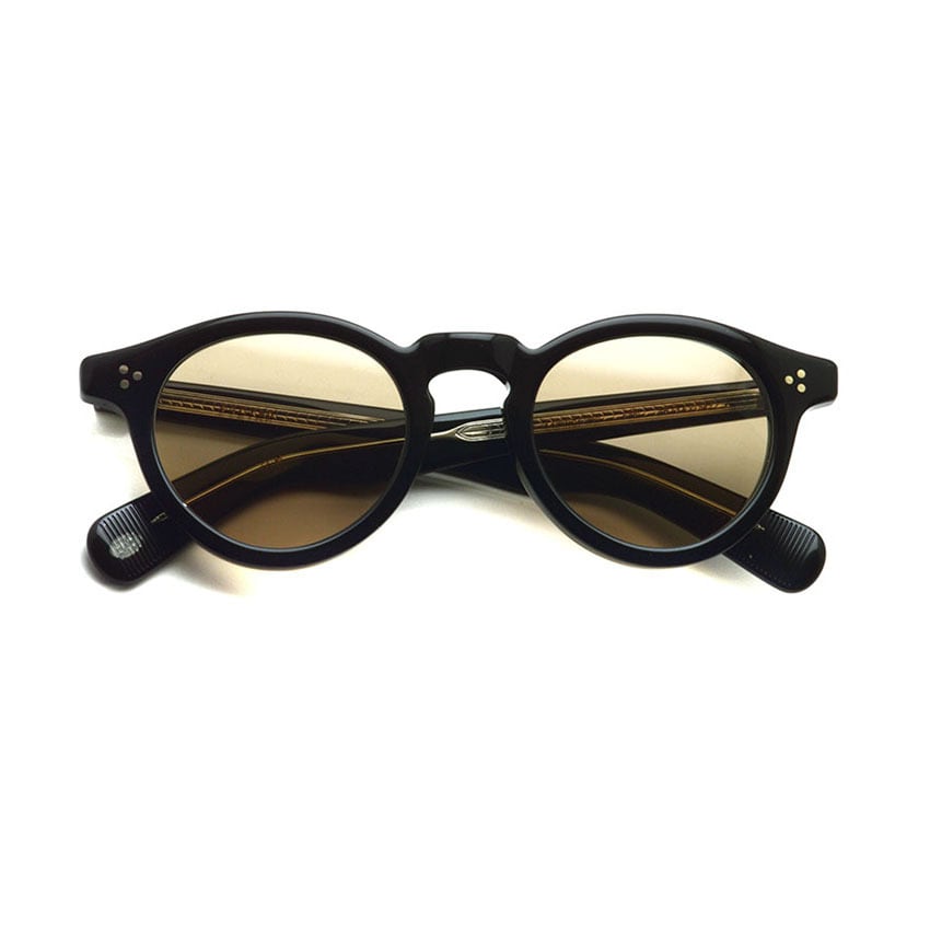 EYEVANビンテージ眼鏡サングラス EYEVAN / CONNER(48) Sun / PBK - S.Brown ピアノブラック - ブラウン