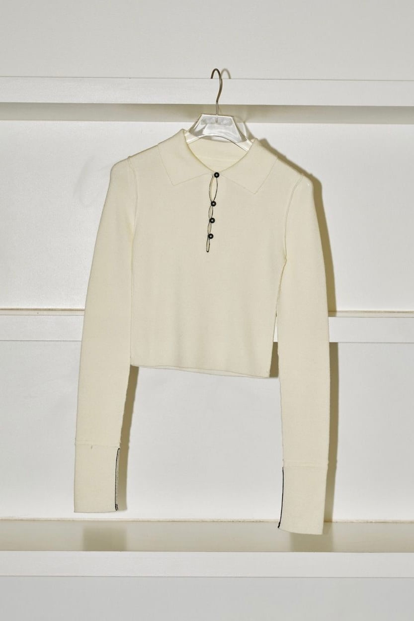 todayful highgauge knit shirt 