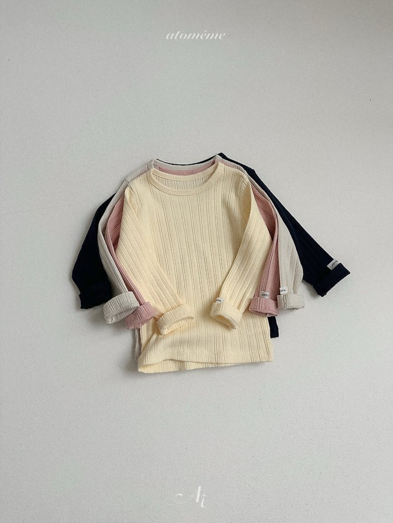 韓国子供服 / Atomeme / 26Autumn / Hazel T-shirt / 秋服 *S~XL*