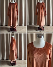 ethnic design velour set up-5095-1