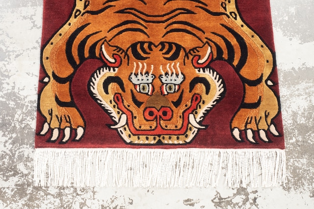 Tibetan Tiger Rug 《Sサイズ•プレムアムウール331》チベタンタイガーラグ