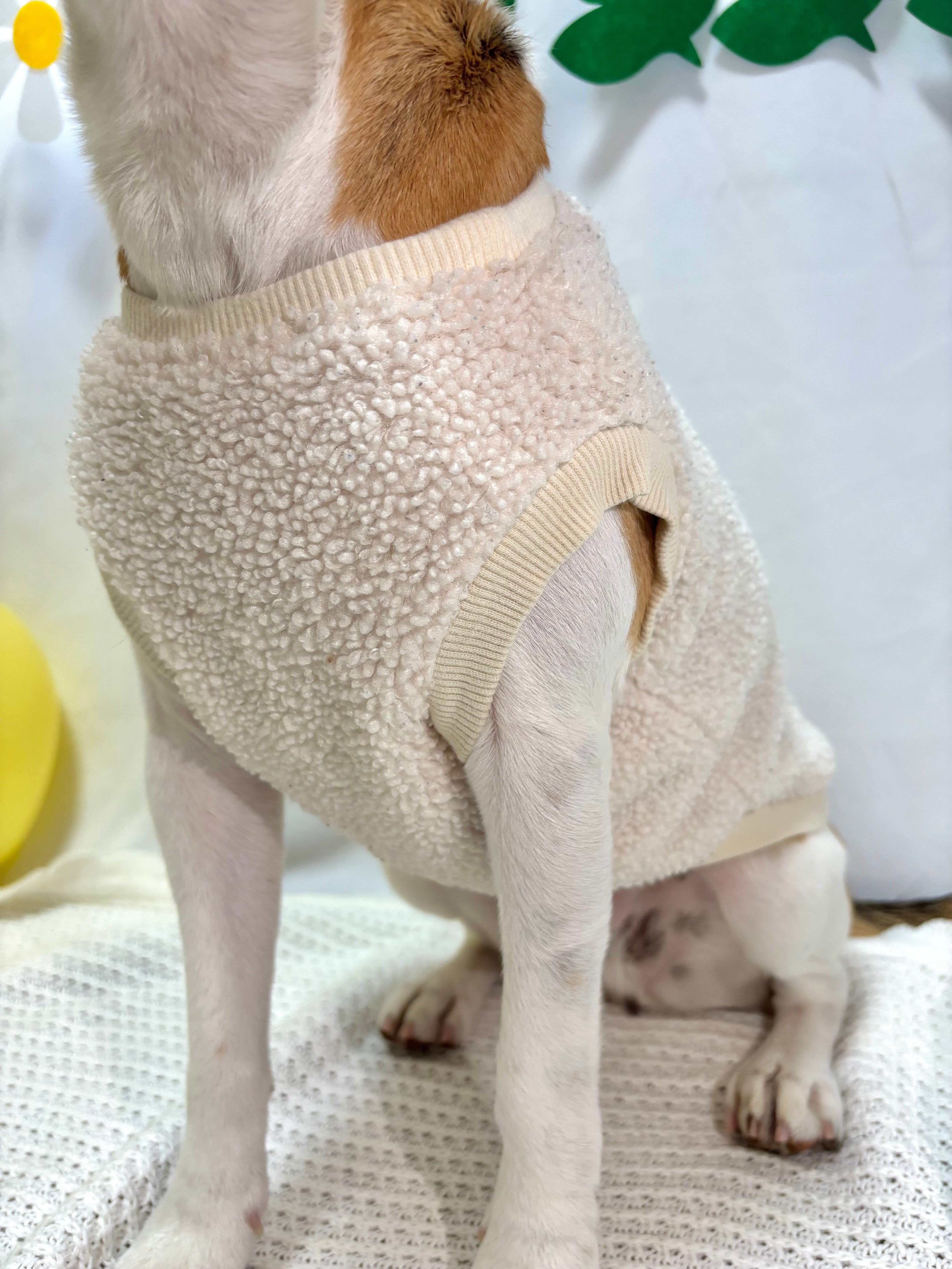 ホワイトシープボアトップス