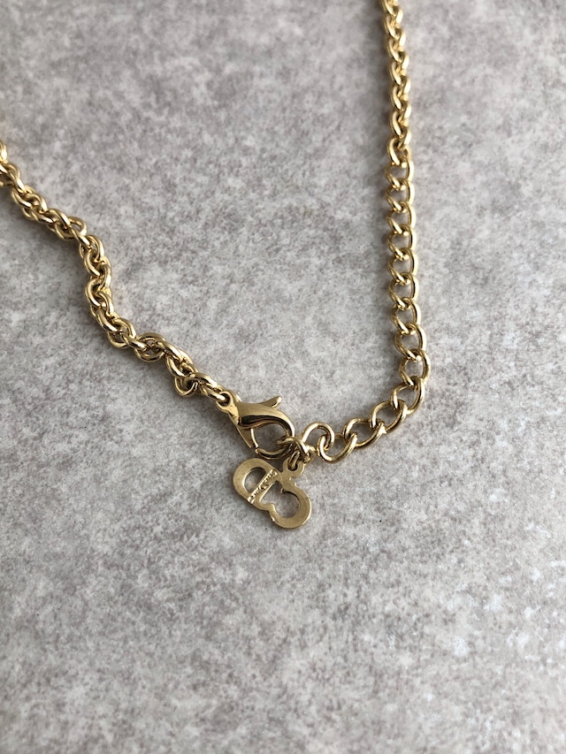 Christian Dior クリスチャン ディオール ネックレス ゴールド Diorロゴ vintage ヴィンテージ オールド i8wivf