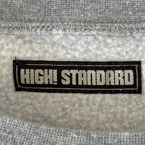 【HIGH! STANDARD】USA製 スウェット Tシャツ 裏起毛 ビッグサイズ  ハイスタンダード US古着