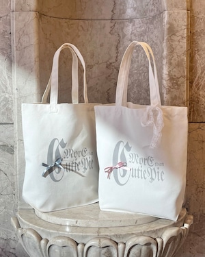 【more than cutie pie】cutiepie original ribbon tote bag