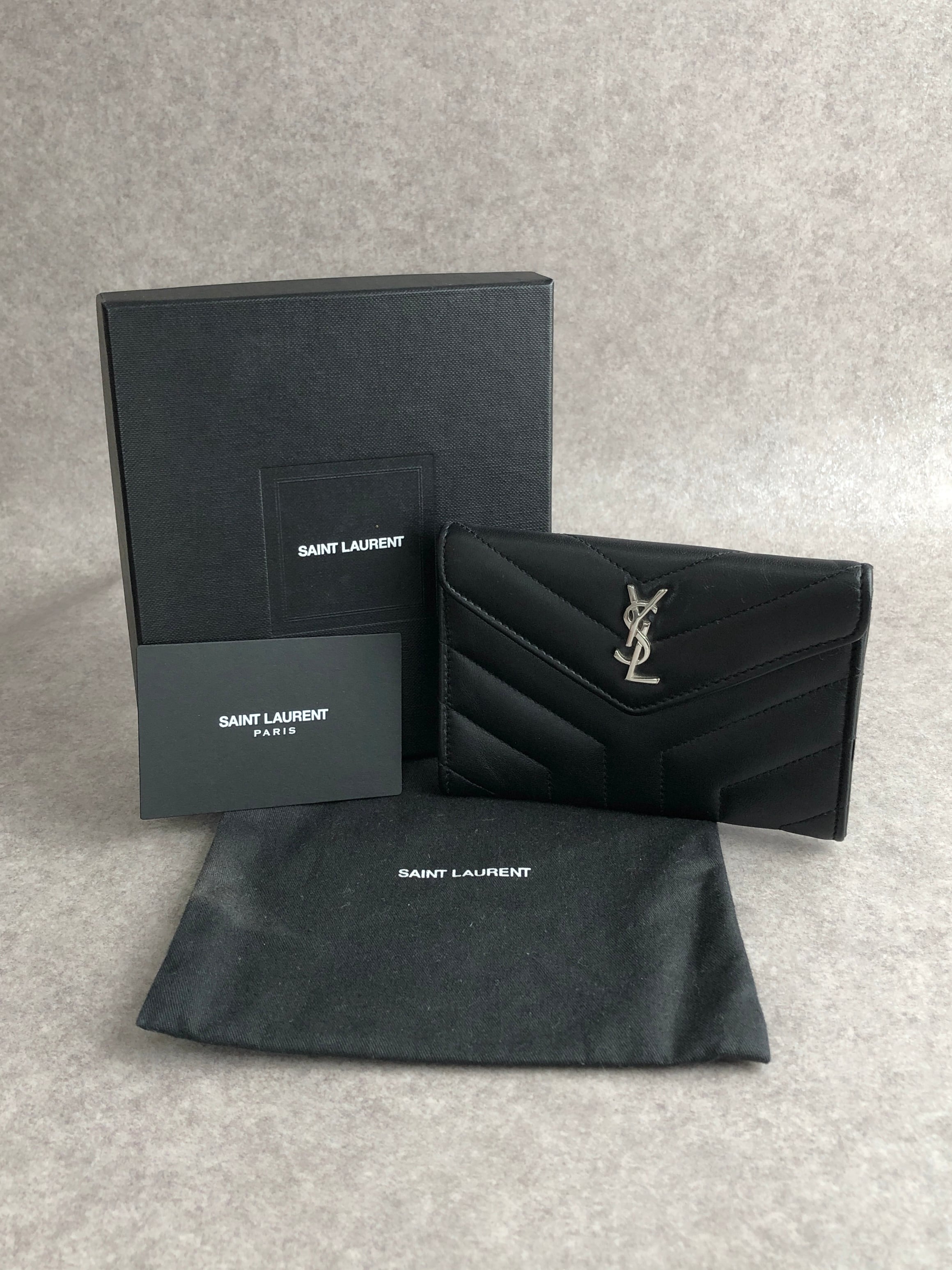 Yves Saint Laurent イヴ・サンローラン コインケース ブラック YSL