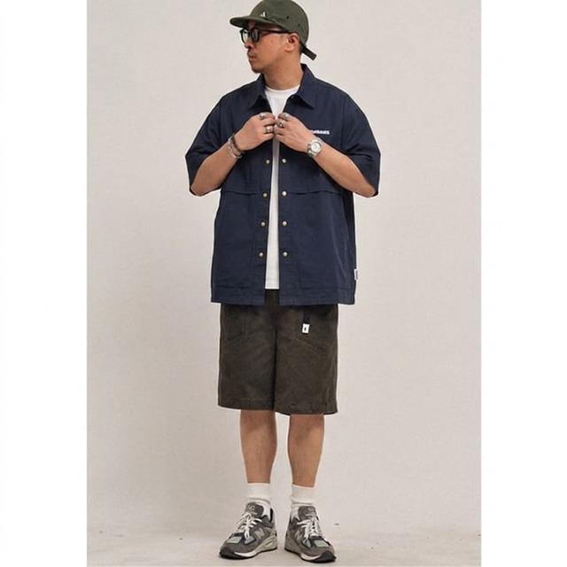 Front pocket design shirt C3497