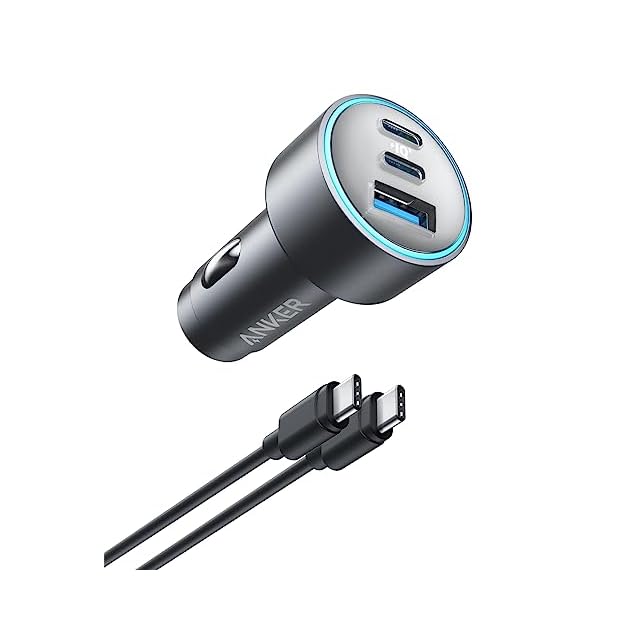 Anker 535 Car Charger (67W) with USB-C & USB-C ケーブル (PD対応