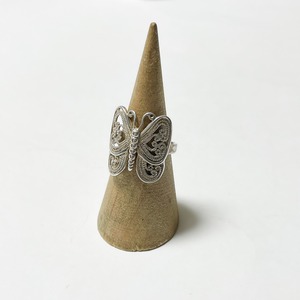 Vintage 925 Silver Butterfly Ring