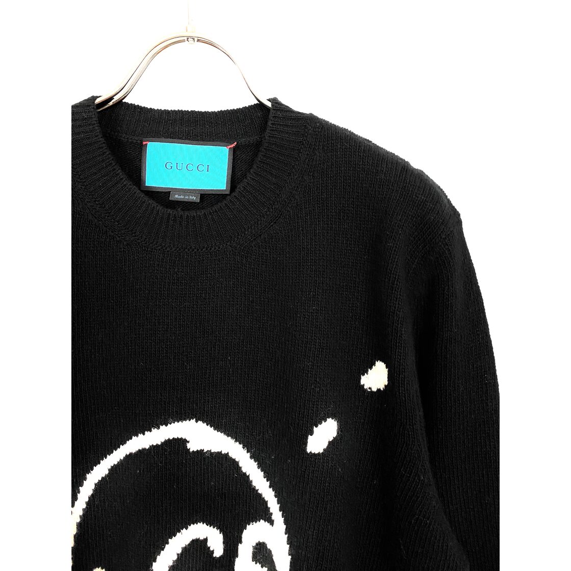 グッチ(GUCCI) スカルニット ゴースト GGスカル (black) | Pay ID