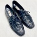 Vintage Mesh Leather Shoes Made In Italy