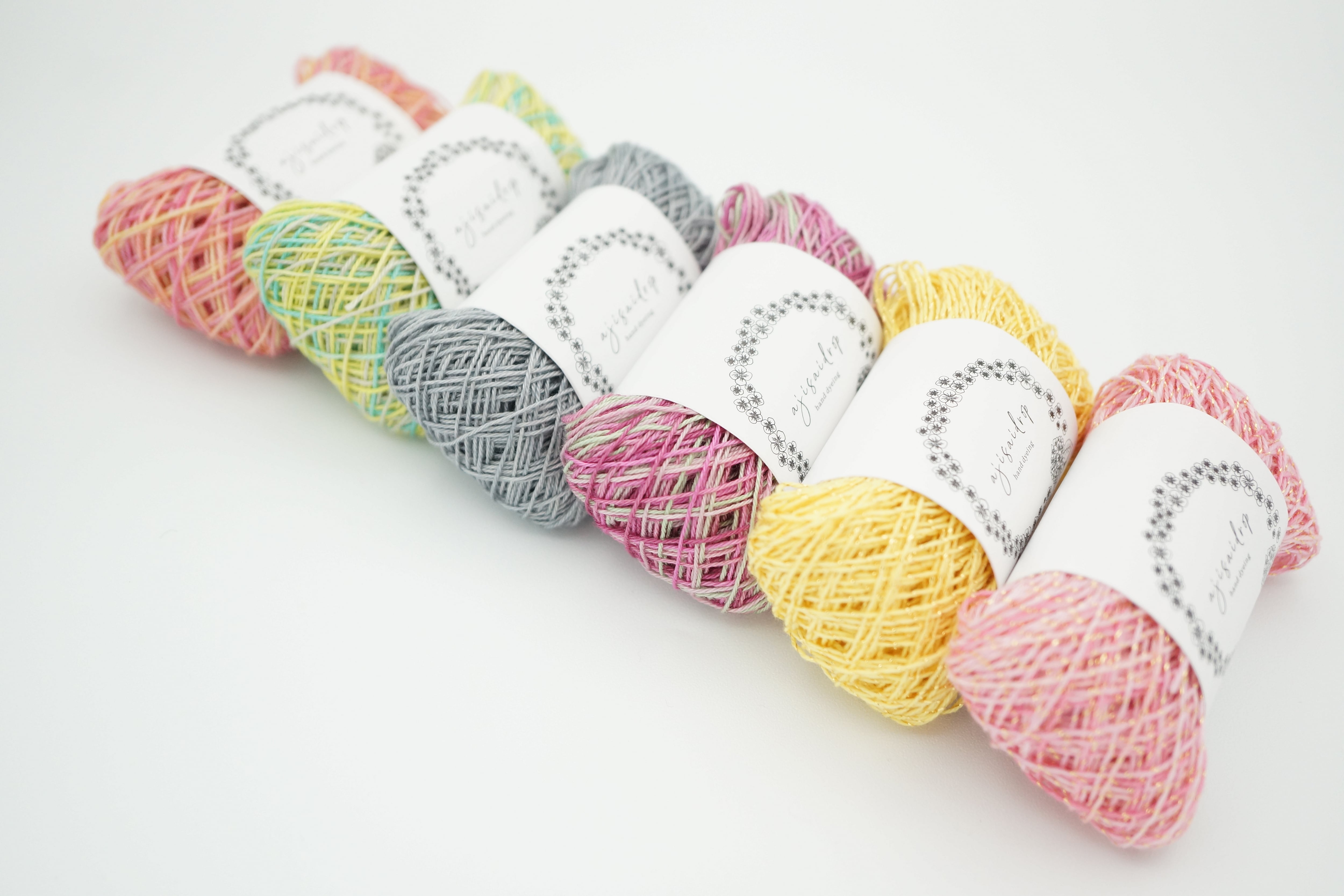 手染め糸-hand dyeing threads- | ajisaidrop