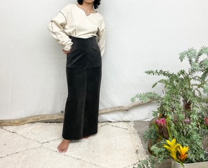 CORDUROY LONG SKIRT